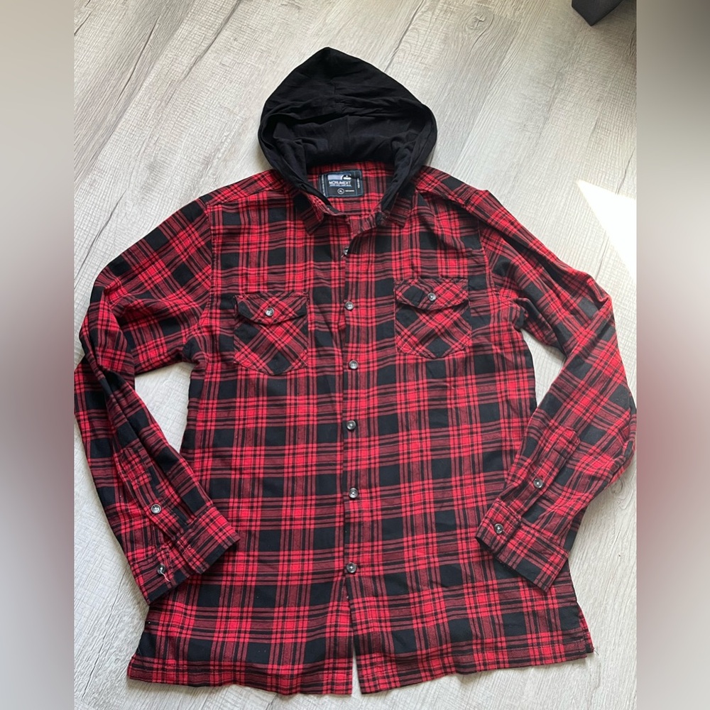 Plaid Button-up Long Sleeve  Casual Lightweight
